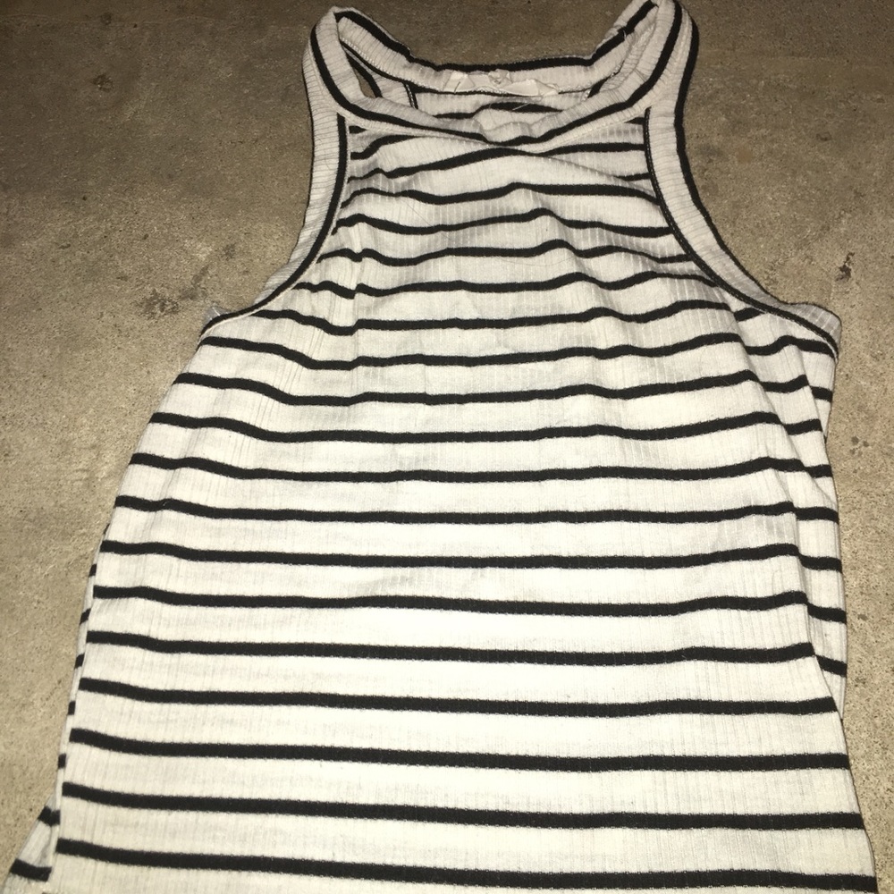 Striped crop top
